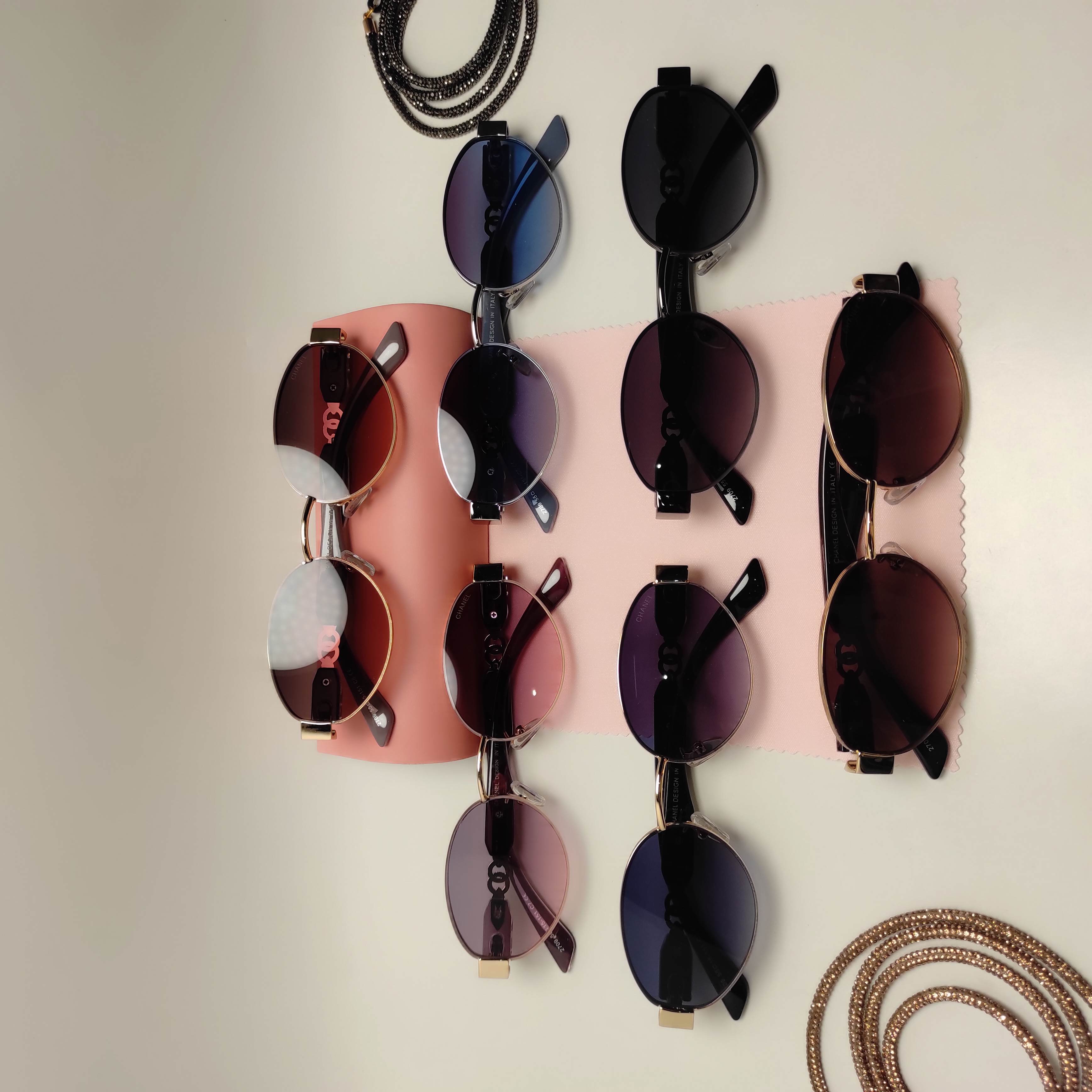 عینک افتابی زنانه فلزی فشن CHANEL کد 2709