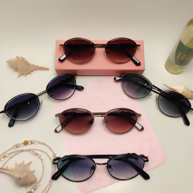 عینک آفتابی زنانه فلزی chanel 2706