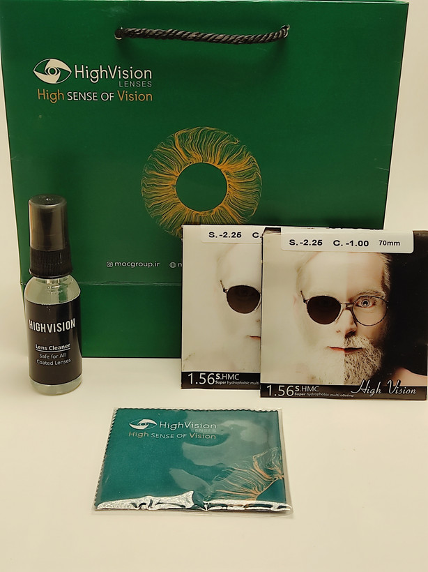 عدسی فتوکرومیک ترانزیشن 1.56 هایویژن High Vision